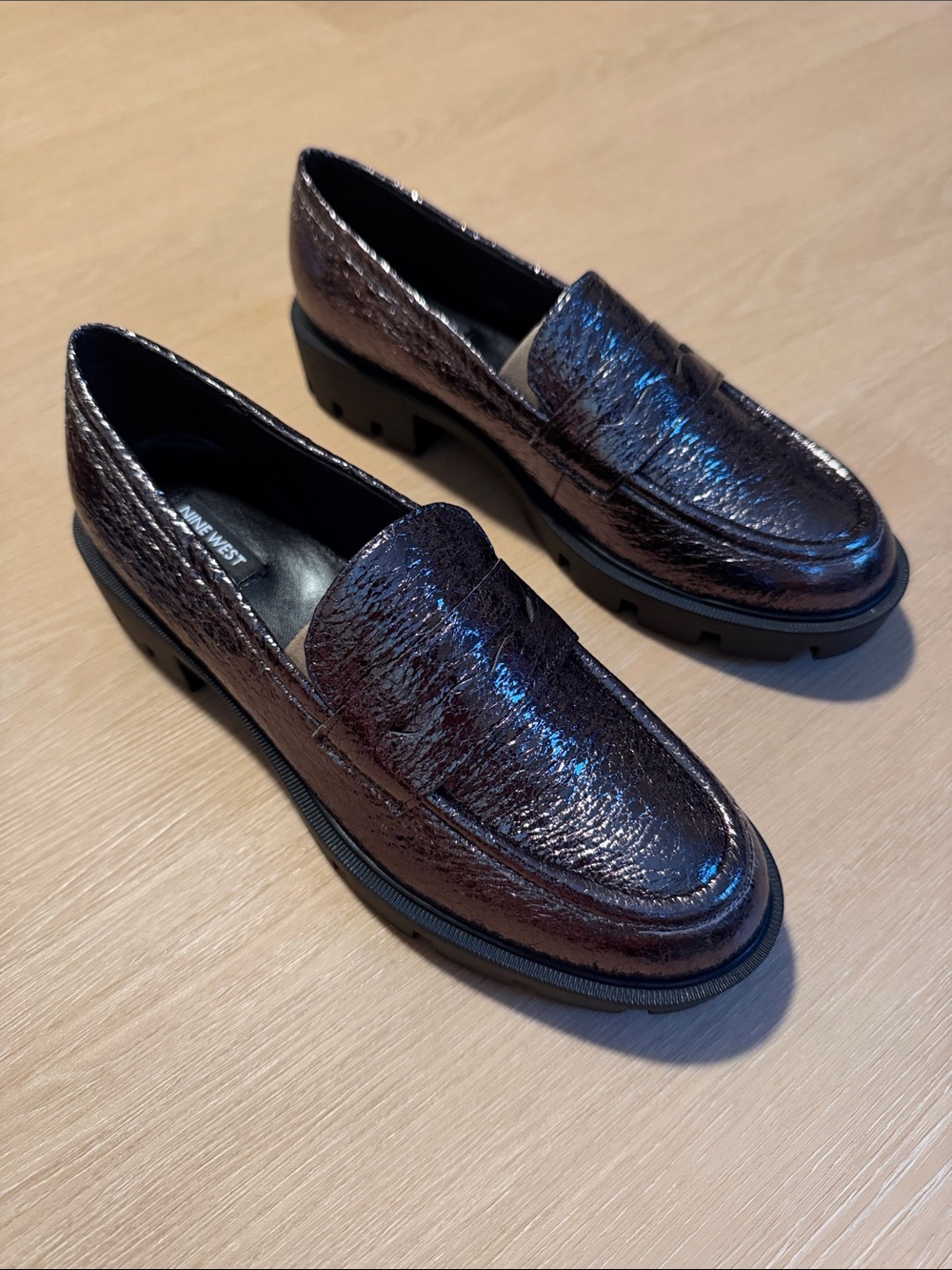 NIB Nine West Maibel Women's Slip On Loafers size 9.5